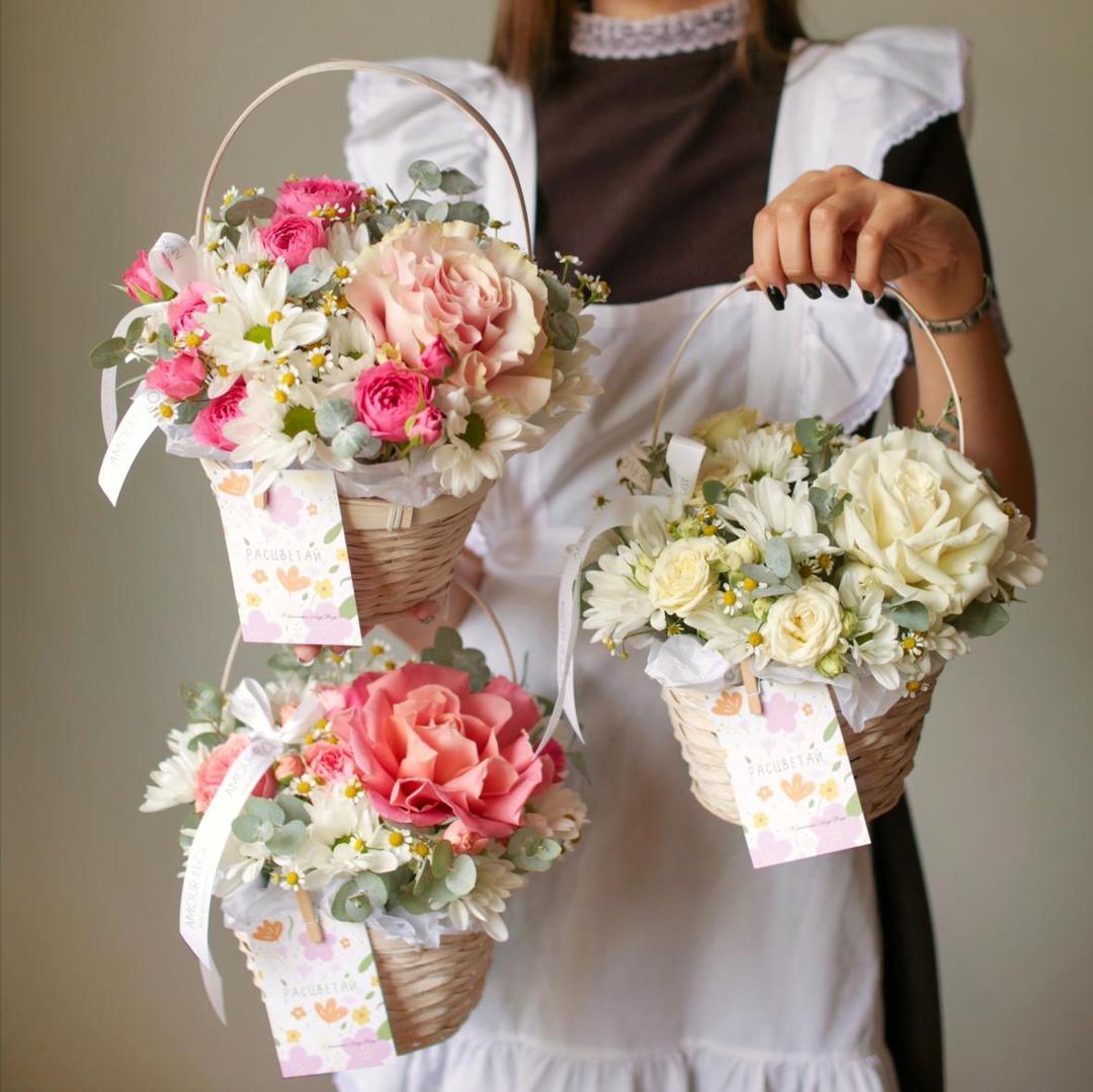 Корзиночка с цветами #173