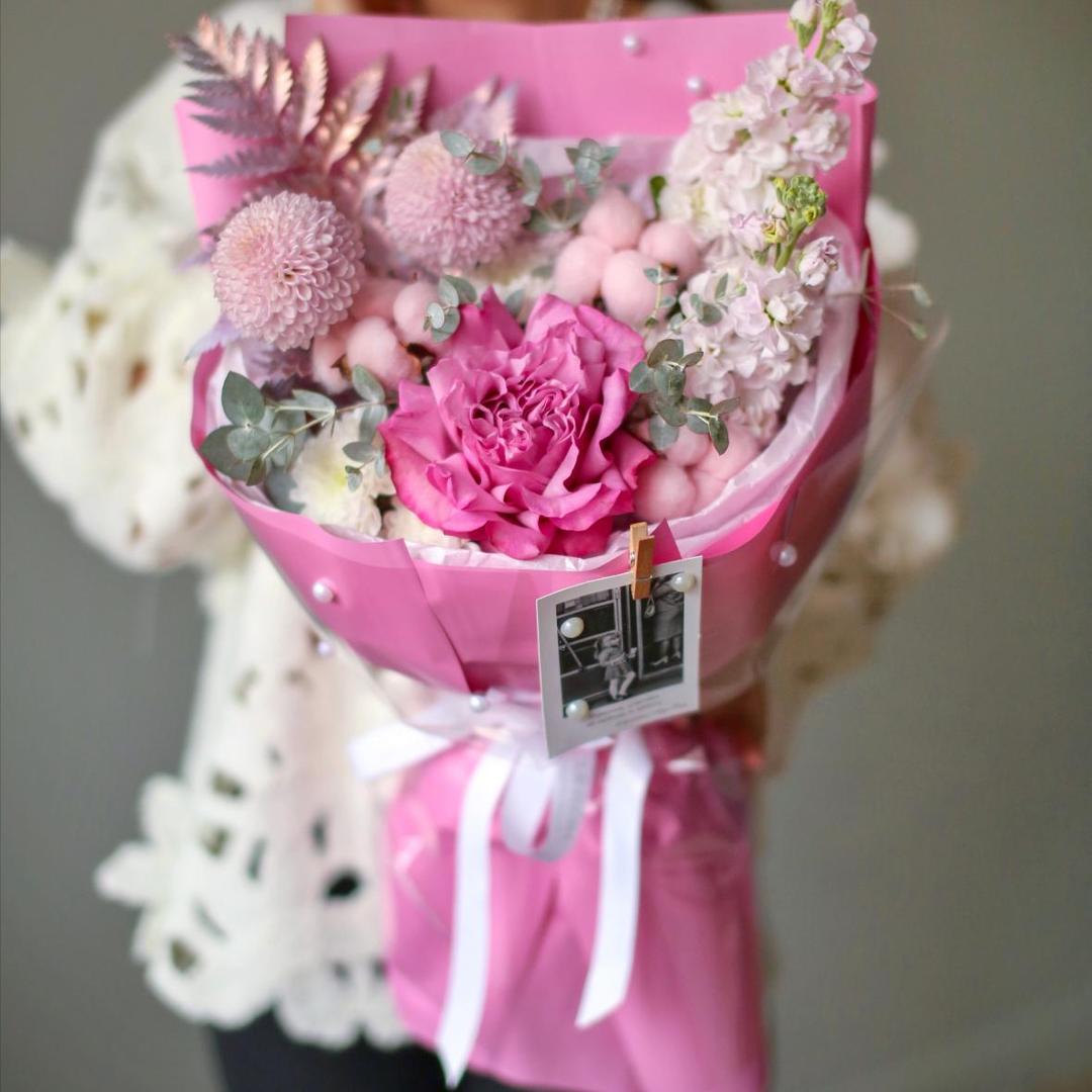 Букет 215(розовый)