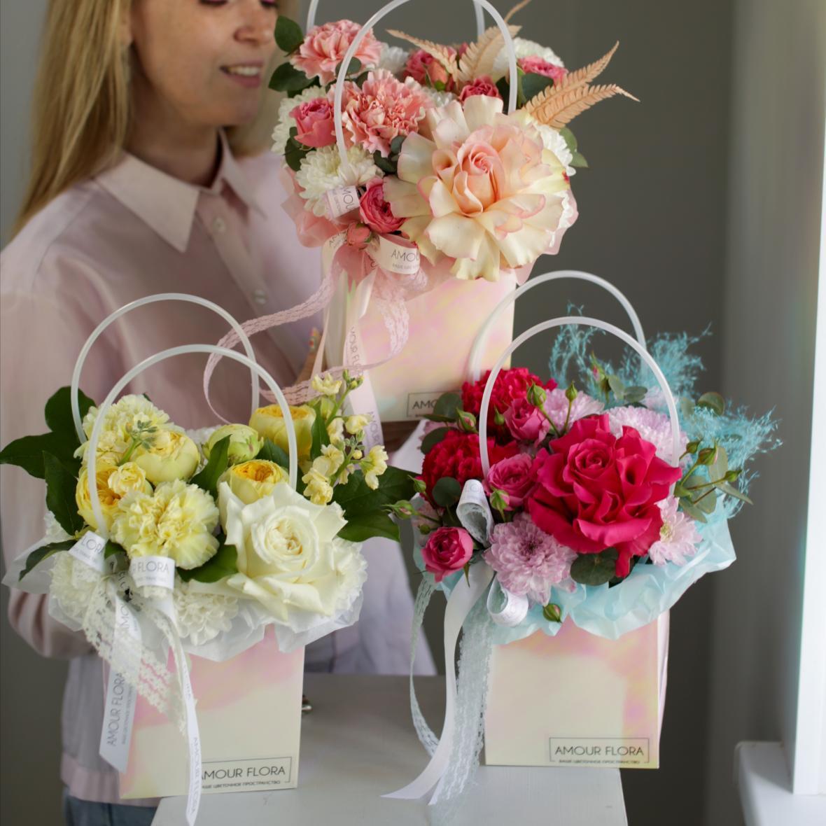 цветочная сумочка #178