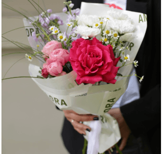 Букет 128(фуксия)