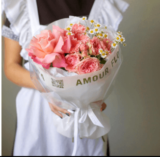 Букет 177(персик )