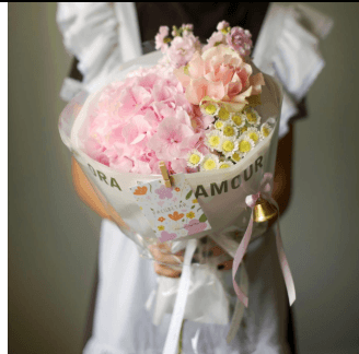 Букет 183(розовый)