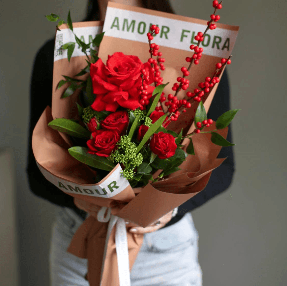 Букет 194(красный)