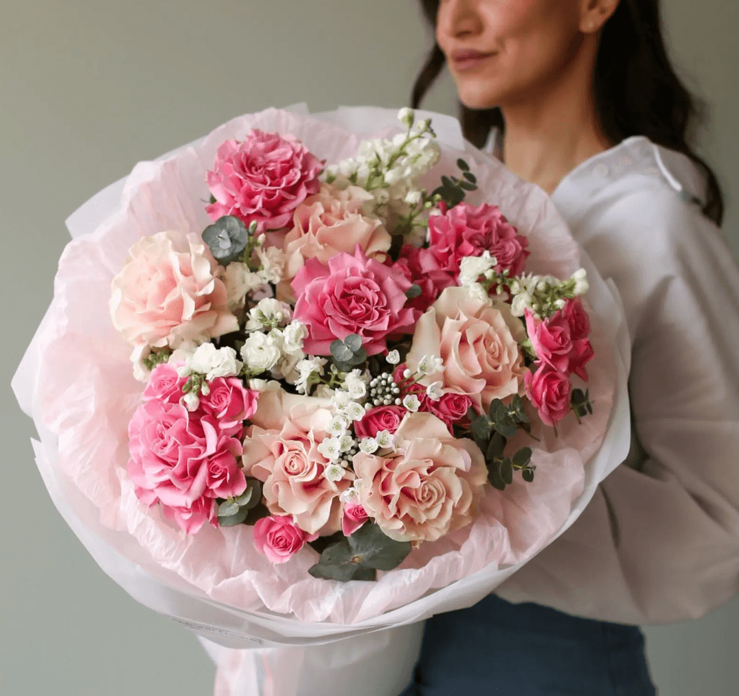 Букет 307(розовый)