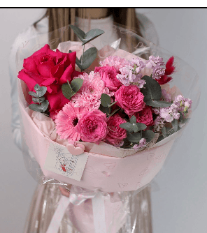 Букет 311(малина)