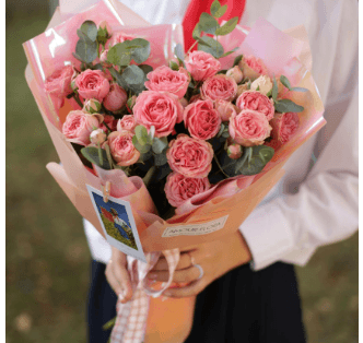 Букет 323(персик)