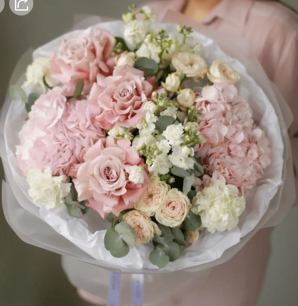 Букет 386(розовый)