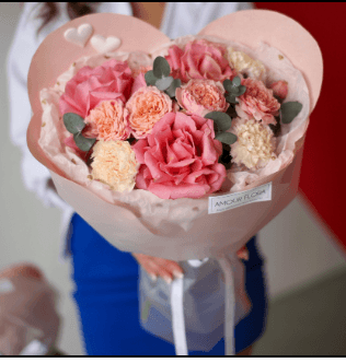 Букет 456(коралловый)