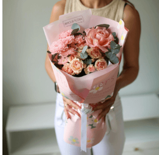 Букет 519(персик)